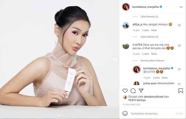 Bikin Pangling, Penampilan Lucinta Luna Dipuji Cantik Parah Saat Endorse Produk Kecantikan