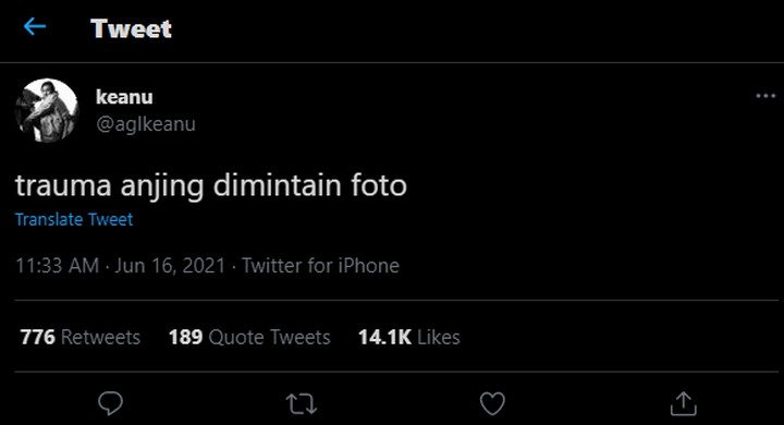 Keanu Agl Trauma Diajak Foto Bareng