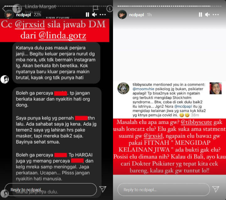 Imbas Jerinx SID Komentari Bintang Emon, Nora Alexandra Meradang Difitnah Sakit Jiwa
