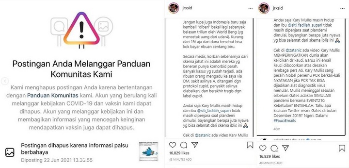 Jerinx Soal Postingan Seleb Endorse Covid Dihapus