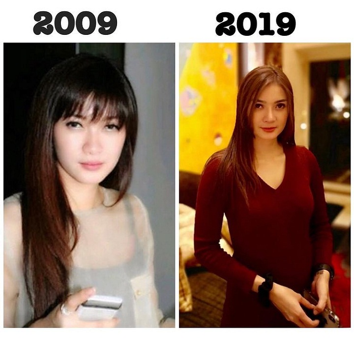 Tranformasi Razer Patricia dalam 10 tahun