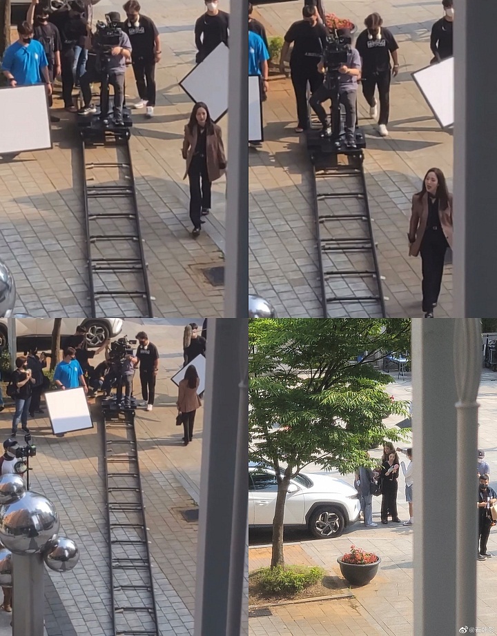 Park Min Young Kepergok Syuting \'Cruel Story of Office Romance\', Auranya Sukses Bikin Kagum