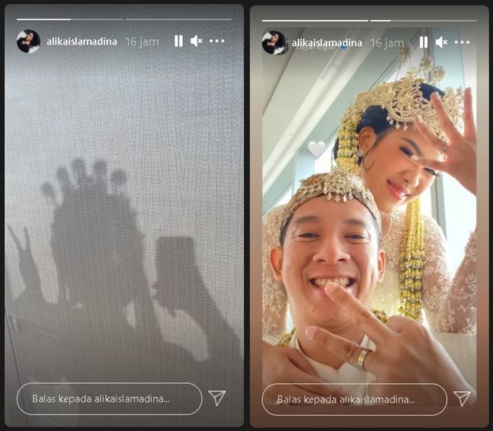 Resmi Dinikahi Raja Siregar, Intip Potret Bahagia Alika Islamadina Saat Pamer Cincin