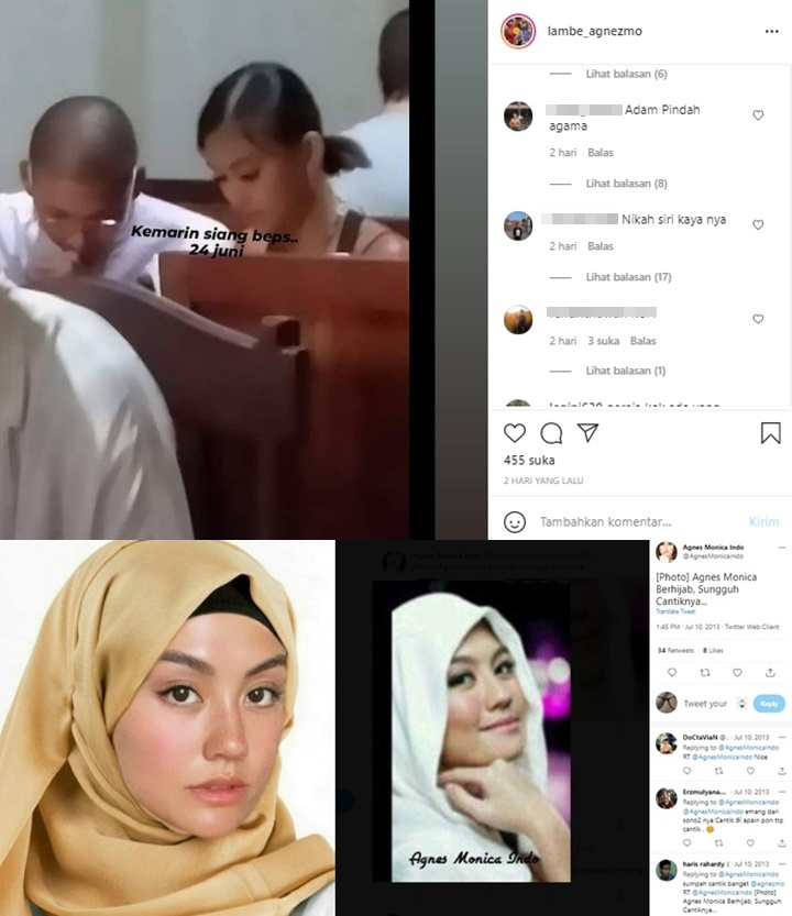 Beredar Foto Agnez Mo Berhijab, Pegawai Raffi-Nagita Diduga Sindir Ayah Ayu Ting Ting - Topik Pagi