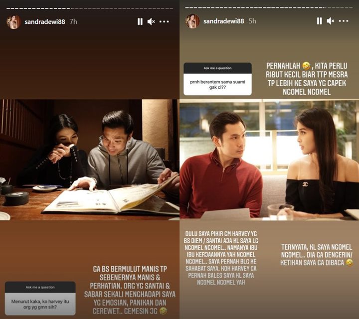 Ngaku Emosian, Sandra Dewi Heran Lihat Reaksi Harvey Moeis Saat Diomeli