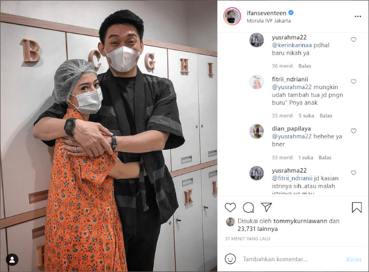 Jalani Proses Pengambilan Sel Telur, Citra Monica Istri Ifan Seventeen Dikasihani Gara-Gara Ini