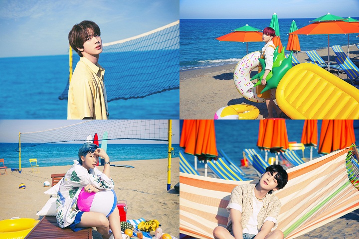 Bersantai di Tepi Pantai, BTS Tampil Menyegarkan dalam Foto Konsep Keempat CD Single \'Butter\'