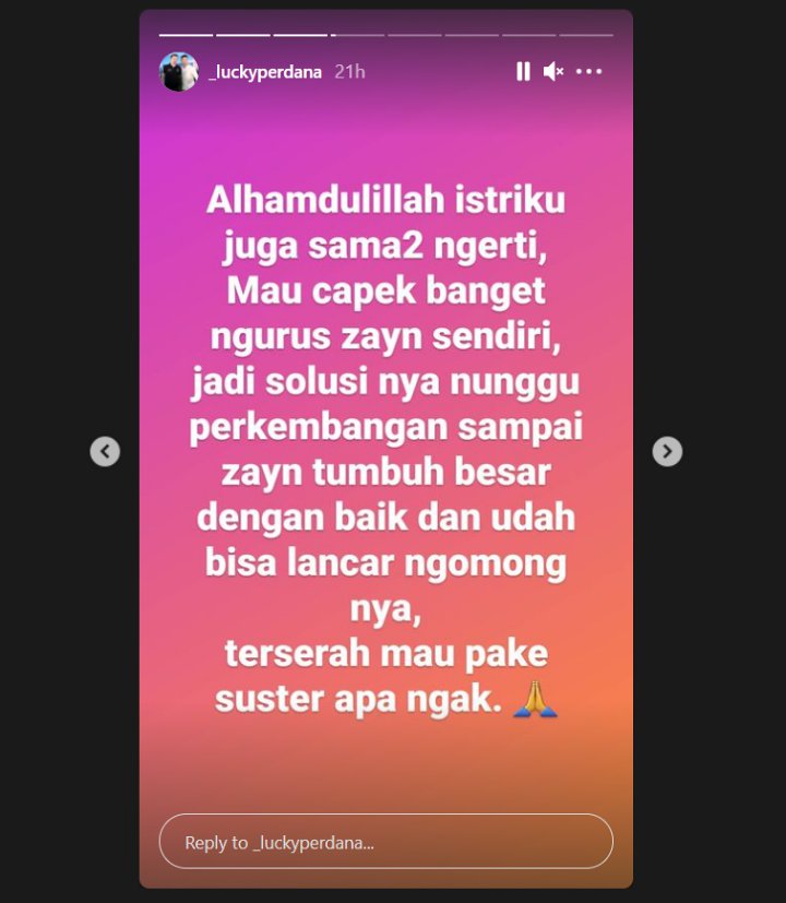 Usai Cut Meyriska, Kini Lucky Perdana Juga Ngaku Usir Babysitter Karena Lalai Jaga Anak