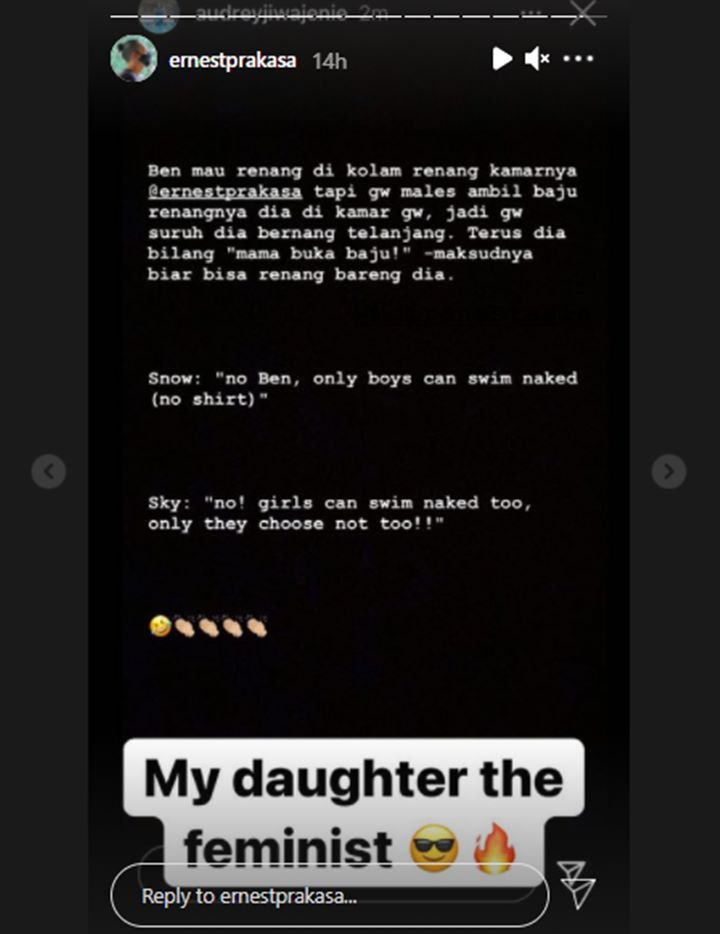 Ernest Prakasa Juluki Sang Putri Feminis Gara-gara Percakapan Soal Outfit Renang