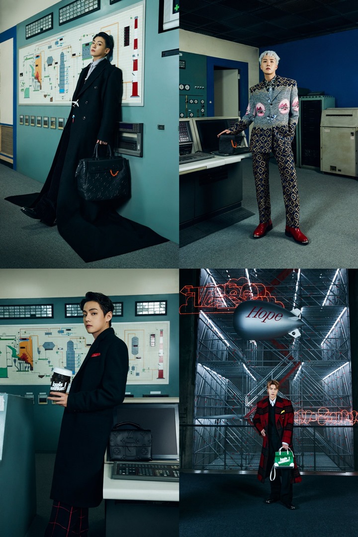 Gaya BTS di Fashion Show Louis Vuitton Tuai Pujian, V dan Jungkook Bak Vincenzo 2