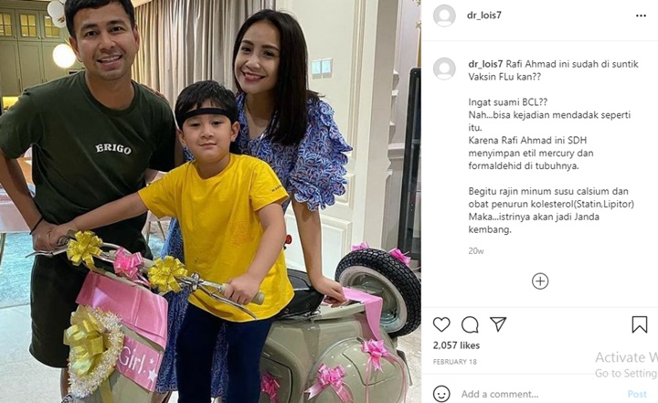 Diciduk, Dokter Lois Ternyata Pernah Kritik Raffi Ahmad Sampai \'Sumpahi\' Nagita Slavina Jadi Janda