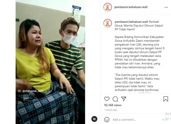 Mbah Mijan-Fiersa Besari Kadung Emosi, Ibu yang Ditampar Oknum Satpol PP Ternyata Tak Hamil?