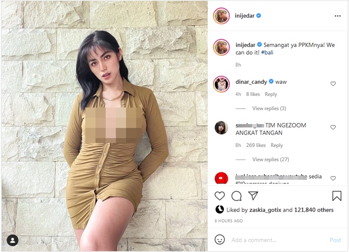 Jessica Iskandar Kena Sindir Usai Diduga Tampil Tak Kenakan Bra