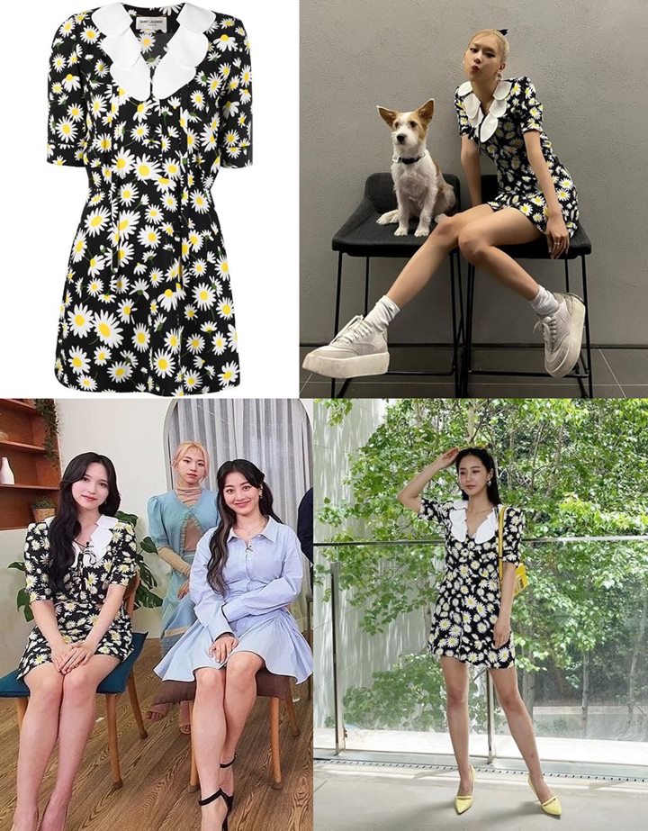 Rose BLACKPINK, Mina TWICE dan Yuri SNSD Kembaran Dress Uwu, Siapa Paling Cocok?