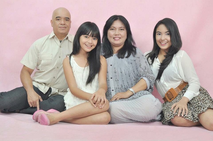 Potret keluarga bahagia The Manopo