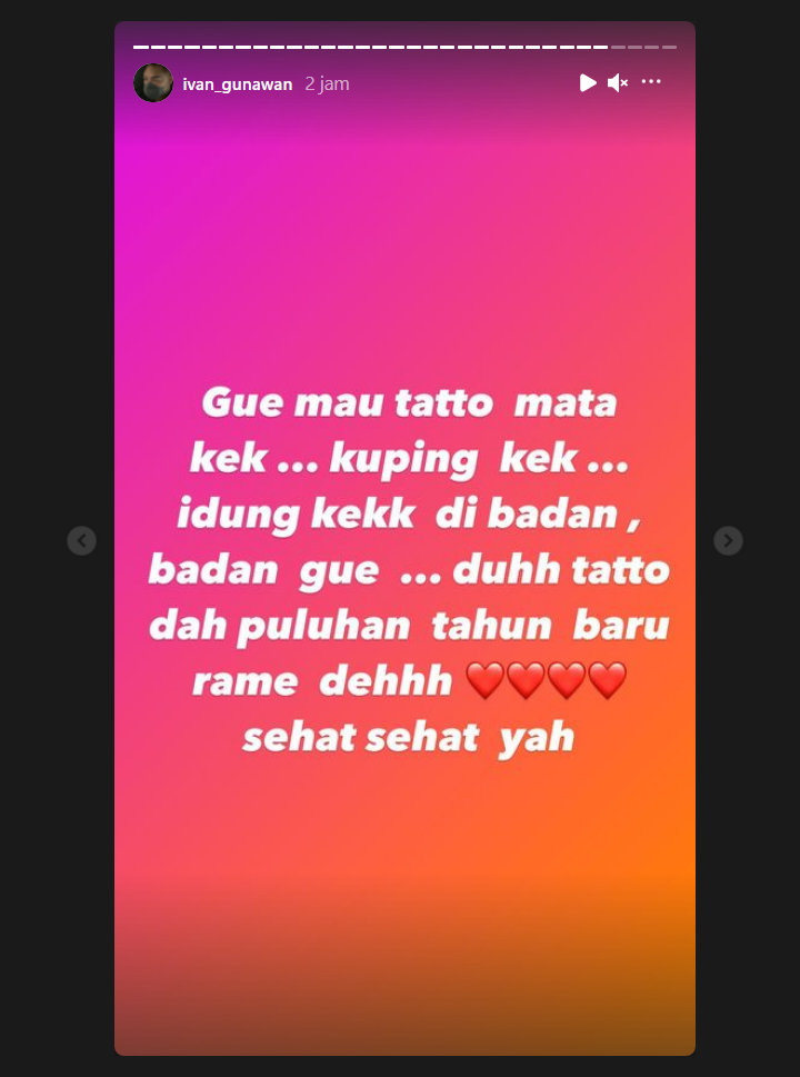 Begini Respon Ivan Gunawan Usai Tato Mata Satu di Badannya Ramai Disebut Mirip Illuminati