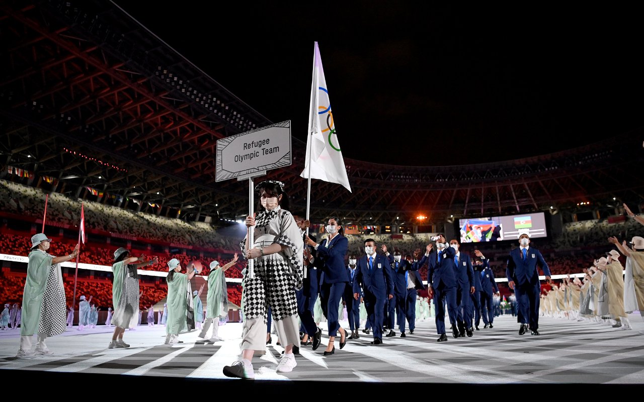 Upacara Pembukaan Olimpiade Tokyo 2020 Turut Dihadiri Refugee Olympic Team, Siapa Mereka?