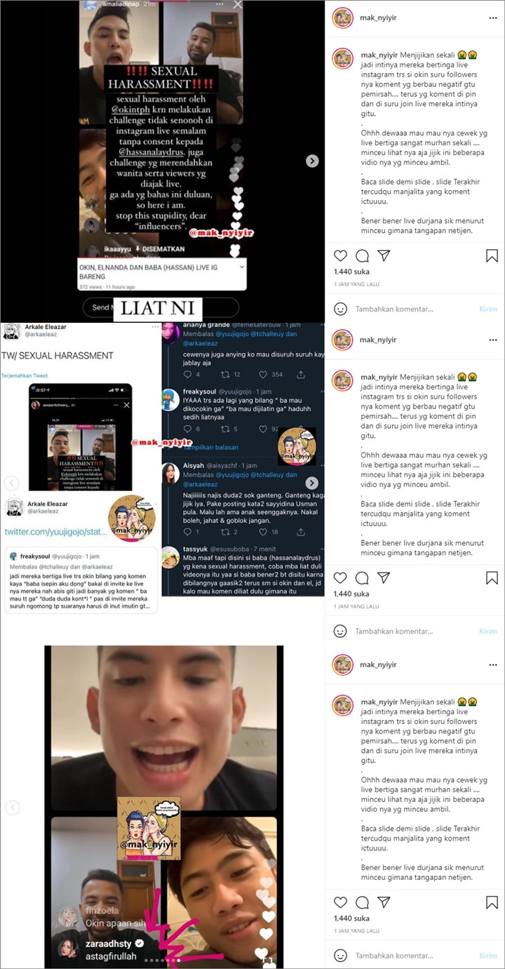 Niko Al Hakim Dituding Lakukan Pelecehan Seksual Saat Live, Komentar Adhisty Zara Curi Fokus