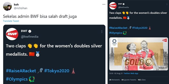 Ucapan selamat untuk Chen/Jia