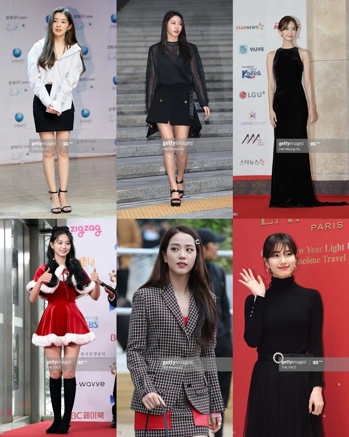 Potret visual sederet grup wanita K-Pop