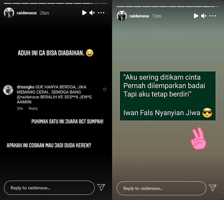 Imbas Gugat Cerai Tyas Mirasih, Raiden Soedjono Ngakak Tiba-tiba Disumpahi Jadi Homo