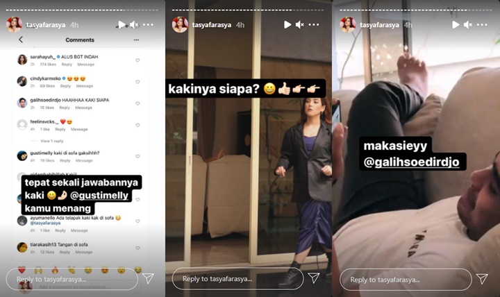 Tasya Farasya Asyik Fashion Show Bak Model Kelas Dunia, Penampakan di Sofa Bikin Emosi