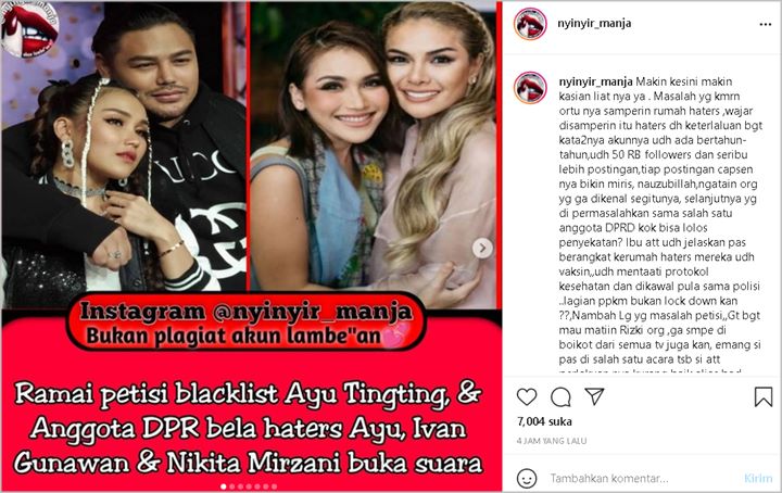 Ivan Gunawan Pasang Badan, Beri Pembelaan Menohok Soal Heboh Petisi Blacklist Ayu Ting Ting