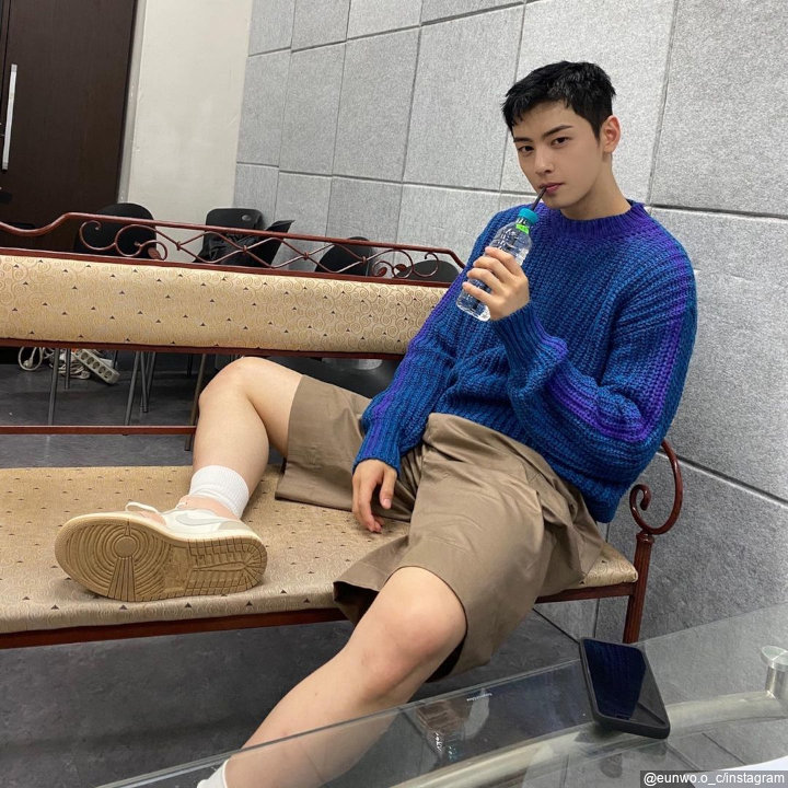 Gaya Cha Eunwoo saat santai