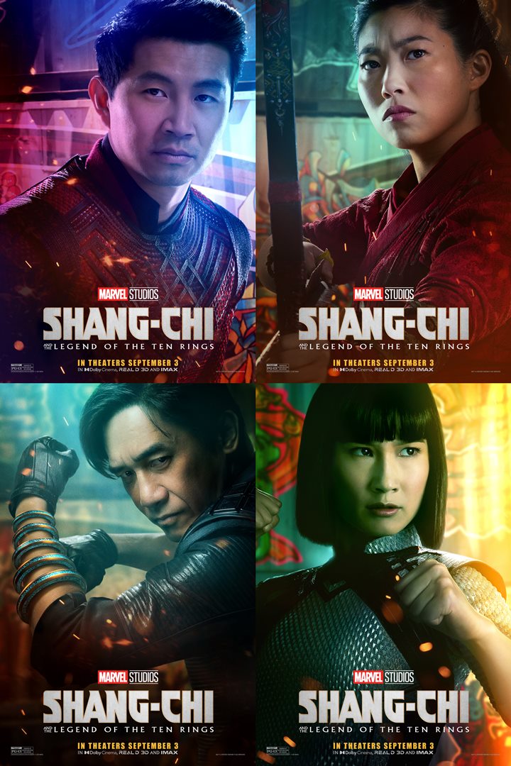 Poster \'Shang Chi\' Beri Gambaran Jelas Kostum dan Senjata Masing-Masing Karakter