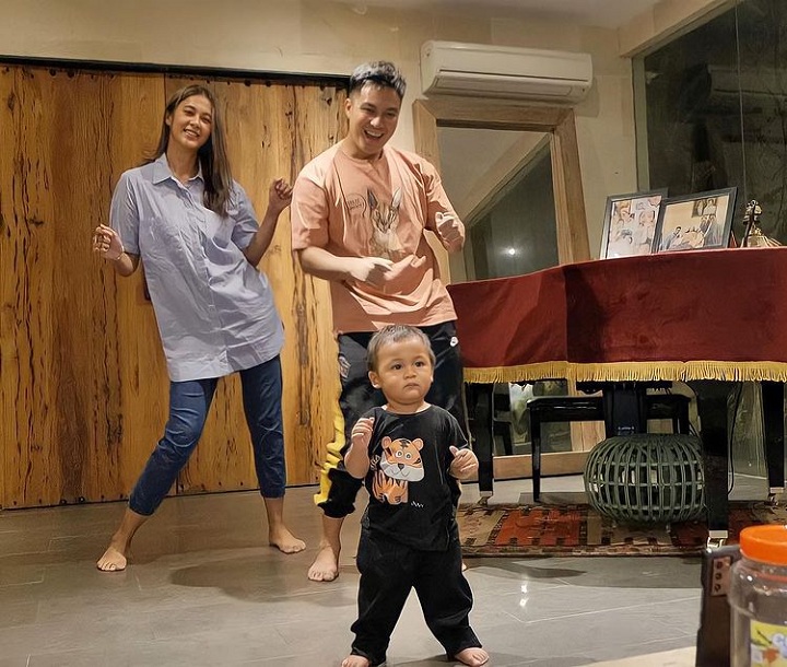 Kiano main TikTok bareng Baim dan Paula
