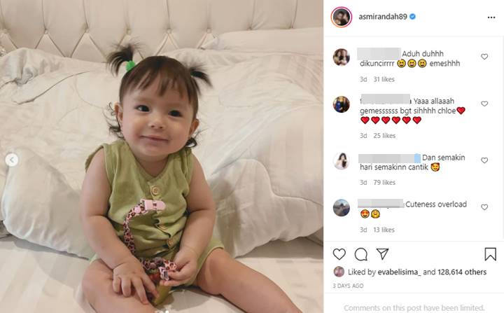 Imut Maksimal, Putri Asmirandah Tampil Beda Dengan Rambut Kuncir 2 dan Poni Gantung