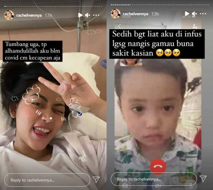 Rachel Vennya Terbaring Lemah di RS Ditemani Salim Nauderer, Anak Nangis Lihat Keadaannya
