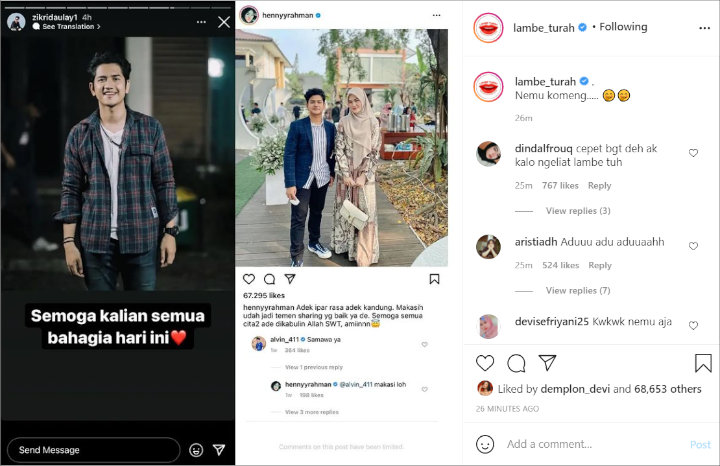 \'Jadian\' Sejak Juni, Alvin Faiz Ternyata Sempat Terang-terangan PDKT ke Henny Rahman