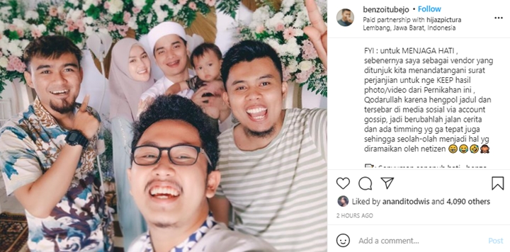 Potret Alvin Faiz Gendong Putra Sambung Jadi Sorotan