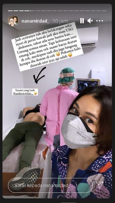 Alami Nyeri di Perut Hingga Takut Ada Usus Buntu, Nana Mirdad Cek USG Langsung Beber Hasilnya