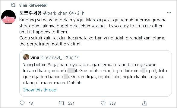 Dikirimi Foto Tak Senonoh, Revina VT Beri Pesan Menohok Soal Pelecehan Seksual