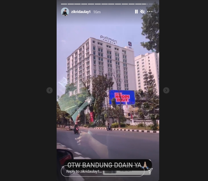 Zikri Daulay Lagi-lagi Ngode \'Hotel\', OTW Bandung Mau Ketemu Larissa Chou?