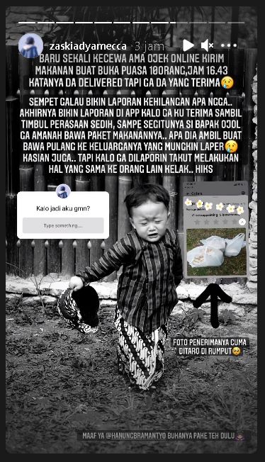 Kecewa Pesanan Tak Sampai Tujuan, Zaskia Adya Mecca Galau Laporkan Sang Driver Ojol Karena Ini