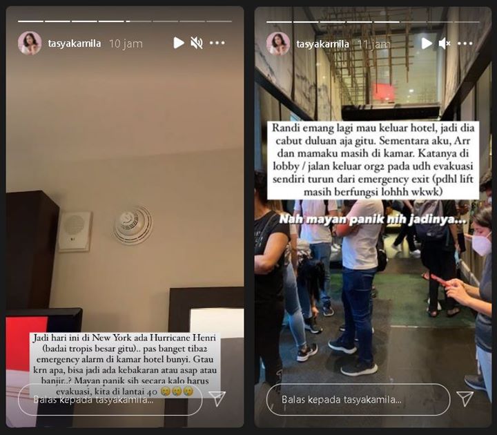 Lagi di New York, Tasya Kamila Ungkap Kondisi Terbaru Usai Panik Dengar Alarm Darurat Hotel Bunyi