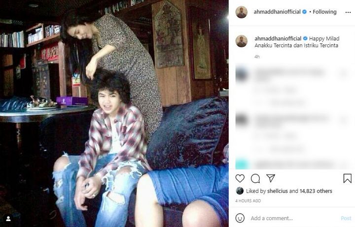 Ahmad Dhani Diprotes Usai Pamer Foto Mulan Jameela Tanpa Hijab, Disindir Kangen Maia Estianty