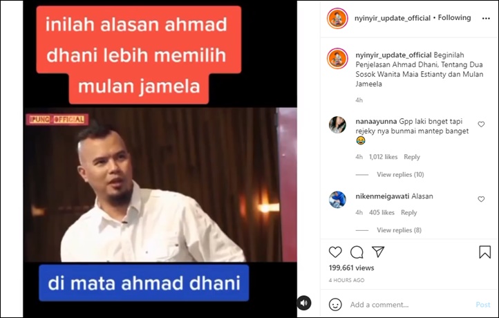 Alasan Ahmad Dhani Lebih Pilih Mulan Jameela: Kalau Maia Estianty Itu Laki Banget