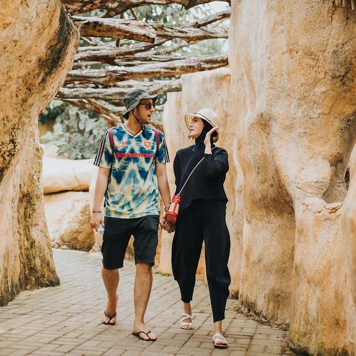 Momen mesra liburan ke ubud