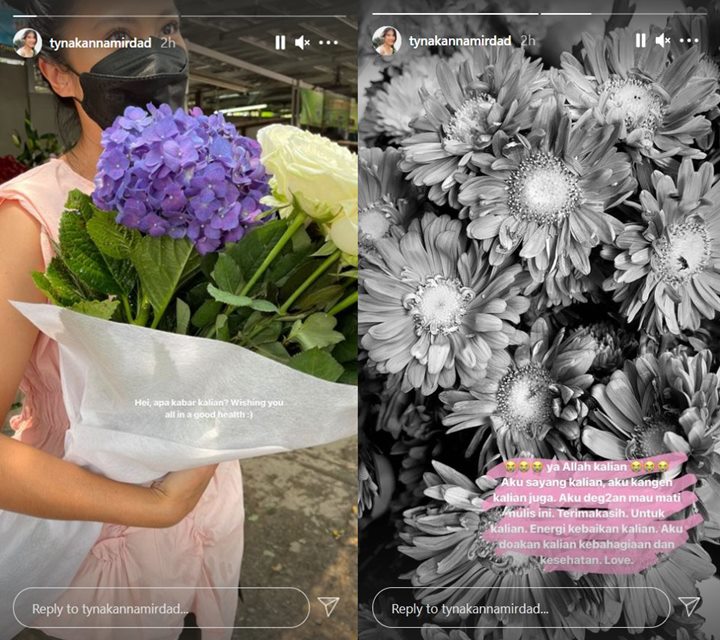 Kembali Main Instagram, Tyna Kanna Mirdad Terharu: Aku Mau \'Mati\' Nulis ini