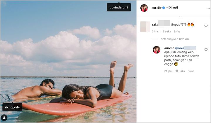 Pajang Foto Bareng Richard Kyle Lagi Dikira Go Public, Aurelie Moeremans ‘Protes’ Tegas