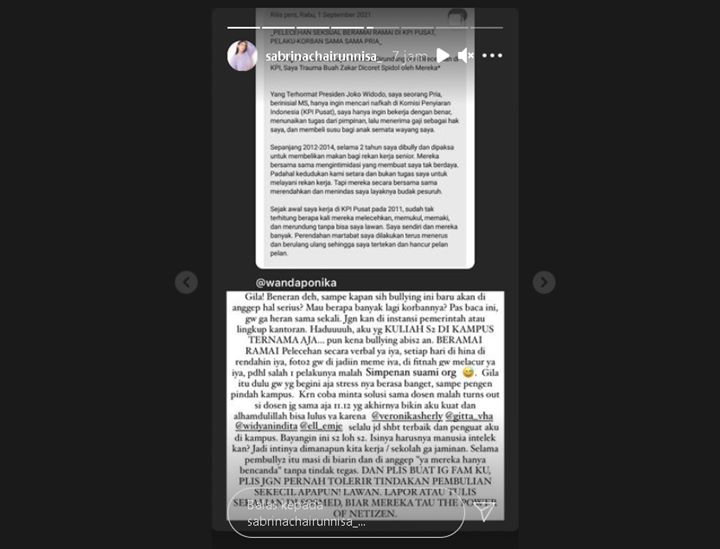 Bongkar Cerita Pernah Dibully Saat Kuliah S2, Sabrina Chairunnisa Beber Perlakuan yang Didapat