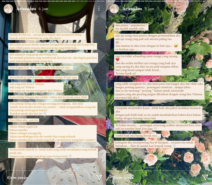 Tak Ambil Pusing Soal ‘Haters’, Kunci Hidup Bahagia Larissa Chou Hanya Ini