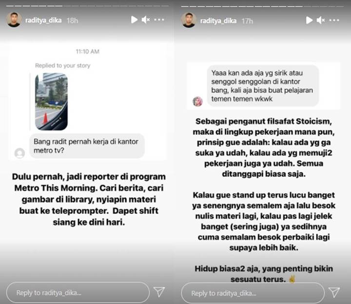 Raditya Dika Ngaku Penganut Filsafat Stoicism: Hidup Biasa-biasa Aja