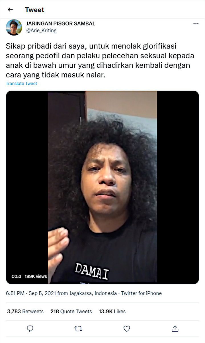 Arie Kriting Tolak Imej dan Karyanya Dimuat Oleh Media Yang Beri Panggung Untuk Saipul Jamil