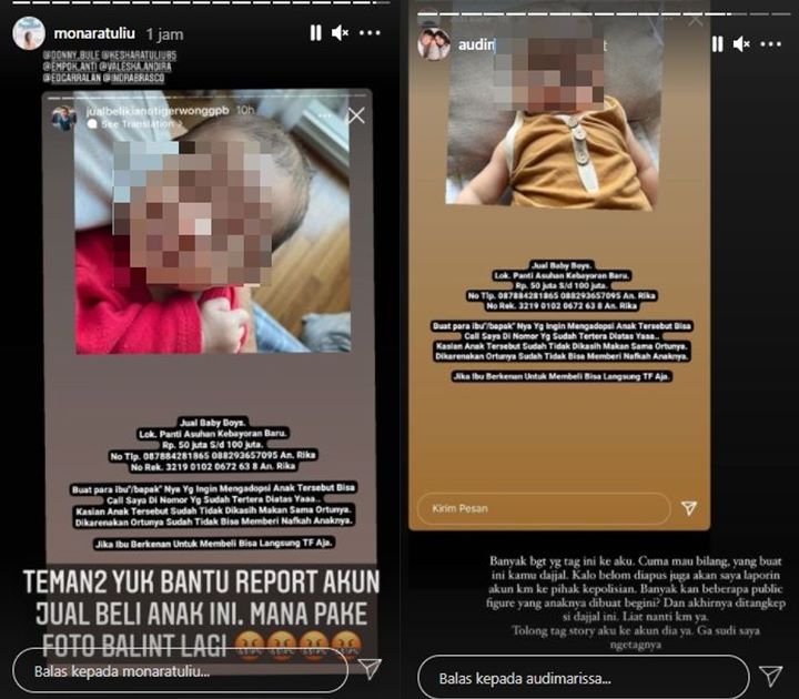 Marak Foto Bayi Artis Dicatut Akun Jual Beli Anak, Audi Marissa Naik Pitam: Lihat Nanti Ya!