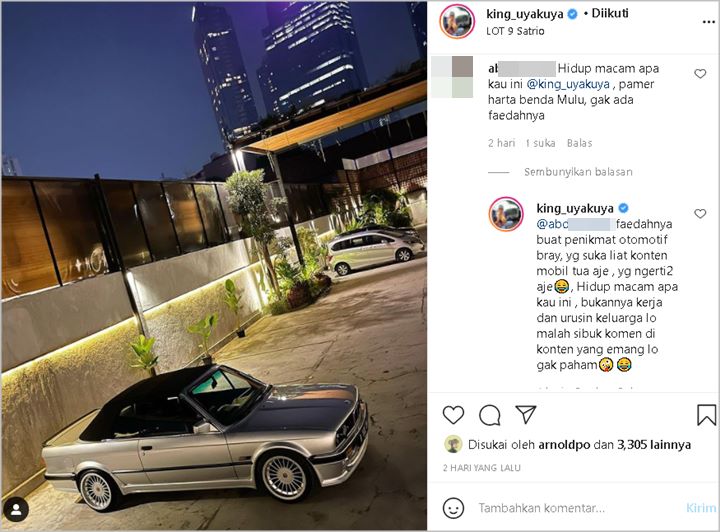 Uya Kuya \'Bungkam\' Nyinyiran Netizen Usai Unggah Foto Koleksi Mobil Klasik Disebut Tak Berfaedah